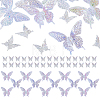45Pcs 2 Styles Electroplate Transparent Resin Beads FIND-GA0008-79-1