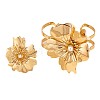 Flower Alloy Cuff Bangles & Cuff Rings Sets for Women FS-WGC4226-01-6