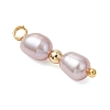 3Pcs 3 Styles Natural Cultured Freshwater Pearl Rice Pendants PALLOY-JF04819-4