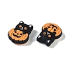 Halloween Theme Silicone Focal Beads SIL-M005-04C-2