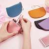 5Pcs 5 Colors Imitation Leather Coin Purse for Women ABAG-CP0001-03-3