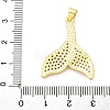 Brass Micro Pave Cubic Zirconia Pendants KK-S511-04D-G-3