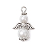 Glass Pearl Pendants PALLOY-JF03652-1