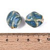 Vintage Handmade Porcelain Wrinkle Beads PORC-Q006-09F-3