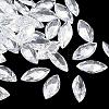 Cubic Zirconia Pointed Back Cabochons ZIRC-M003-10x5mm-007-1