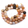 Natural Golden Silk Jade Beads Strands X-G-S373-004-8mm-2