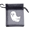 Halloween Organza Ghost Printed Gift Bags with Drawstring PW-WG768D7-04-1