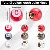 12Pcs 3 Colors Plstic Tire Valve Stem Caps FIND-SP0005-74-2