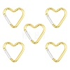 5Pcs Zinc Alloy Spring Gate Rings FIND-YW0010-59J-1