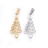 304 Stainless Steel Pendants STAS-P209-45-1