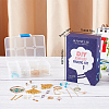 DIY Fan Themed Earring Making Kits DIY-SC0013-25G-7