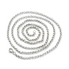 304 Stainless Steel Rolo Chain Necklaces NJEW-I248-11B-P-3