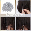 300Pcs Aluminum Dreadlocks Beads Hair Decoration ALUM-PA0001-01S-6