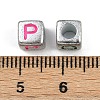 Opaque Acrylic Beads OACR-H052-02A-3