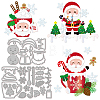 Christmas Theme Carbon Steel Cutting Dies Stencils DIY-WH0309-1193-1