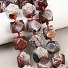 Natural Mexican Agate/Crazy Lace Agate Beads Strands G-B187-A01-01-1