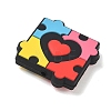 Autism Theme Silicone Beads SL-CBAF318-D02-2