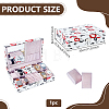 Red Lip Print PU Leather Jewelry Organizer Boxes CON-WH0110-332-2