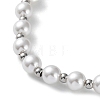 Plastic Pearl Beaded Necklace NJEW-F317-04P-2