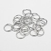 Brass Open Jump Rings KK-M165-10mm-01P-NR-1