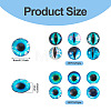 70Pcs 2 Styles Glass Cabochons GLAA-TADJ0001-18E-4