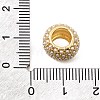 Brass & ABS Plastic Pearl European Beads KK-CBA3C32-04G-3