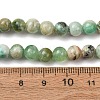 6MM Natural Green Line Jasper Round Beaded Necklaces GG-CBAA808-02P-A-5
