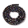Baking Electroplate Glass Beads Strands LS-DGLA-A039-J2MM-B20-2