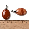 Natural Red Jasper Pendants G-Z055-03P-17-3