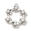 Flower Rack Plating Alloy Pendants FIND-I039-023A-P-1