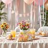 50Pcs Heart Printed Organza Bags OP-TADJ0001-01K-7