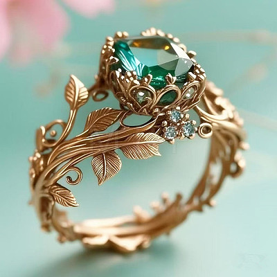 Zinc Alloy & Rhinestone Finger Rings FS-WG73E81-04-1