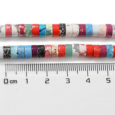 Synthetic Imperial Jasper Dyed Beads Strands G-D077-D01-01-1