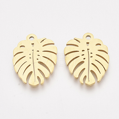201 Stainless Steel Pendants STAS-T045-40G-1