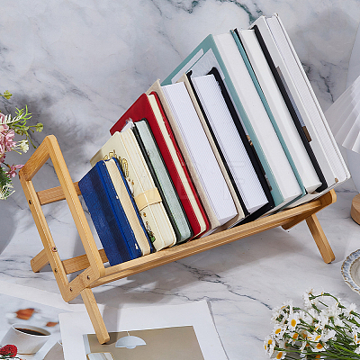 Wood Desktop Bookshelf ODIS-WH0030-313B-01-1