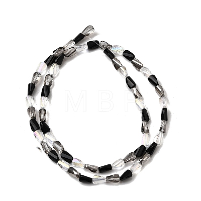 Electroplate Glass Beads EGLA-D300-01A-01-1