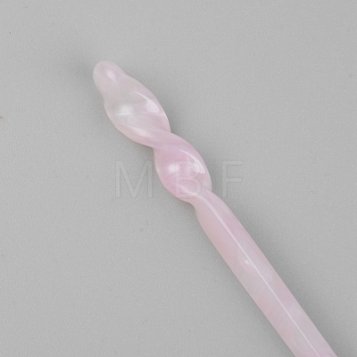 Resin Updo Hair Pins Clips OHAR-WH0018-10D-1