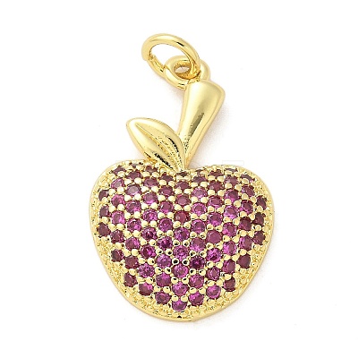 Brass Micro Pave Cubic Zirconia Pendants KK-S511-03D-G-1