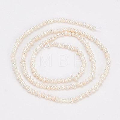  1 Strand Natural Cultured Freshwater Pearl Beads Strands PEAR-NB0001-36-1