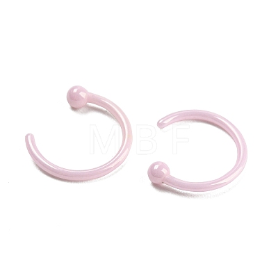 Hypoallergenic Bioceramics Zirconia Ceramic Hoop Nose Rings AJEW-Z014-01A-1