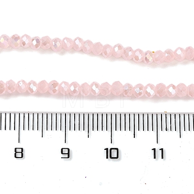Baking Electroplate Glass Beads Strands X-DGLA-A039-J2MM-B14-1