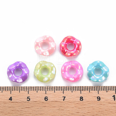 Opaque Acrylic Beads TACR-S153-33I-1