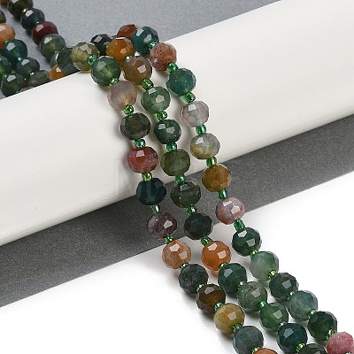 Natural Indian Agate Beads Strands G-H057-A06-01-1