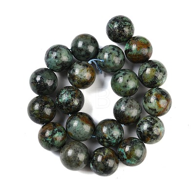 Natural African Turquoise(Jasper) Beads Strands G-G118-B03-01-1