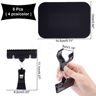 Erasable PVC Food Label Display Chalkboard Clip ODIS-AR0001-01-1