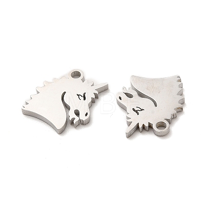 304 Stainless Steel Charms STAS-M089-38P-1