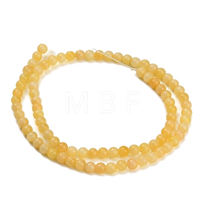Natural Yellow Calcite Beads Strands GG-CBAA3AB-02-4mm-1