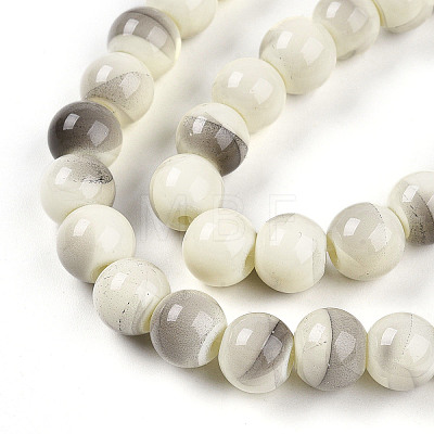 Baking Paint Glass Beads X1-DGLA-N013-8mm-02-1