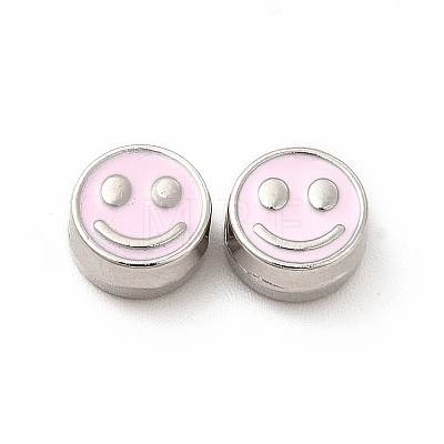 Rack Plating Alloy Enamel Beads FIND-G051-01P-04-1