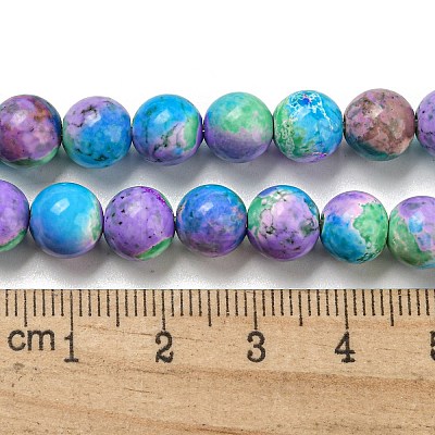 Natural Imperial Jasper Beads Strands G-N342-25B-1